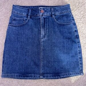 Garage Denim mini skirt